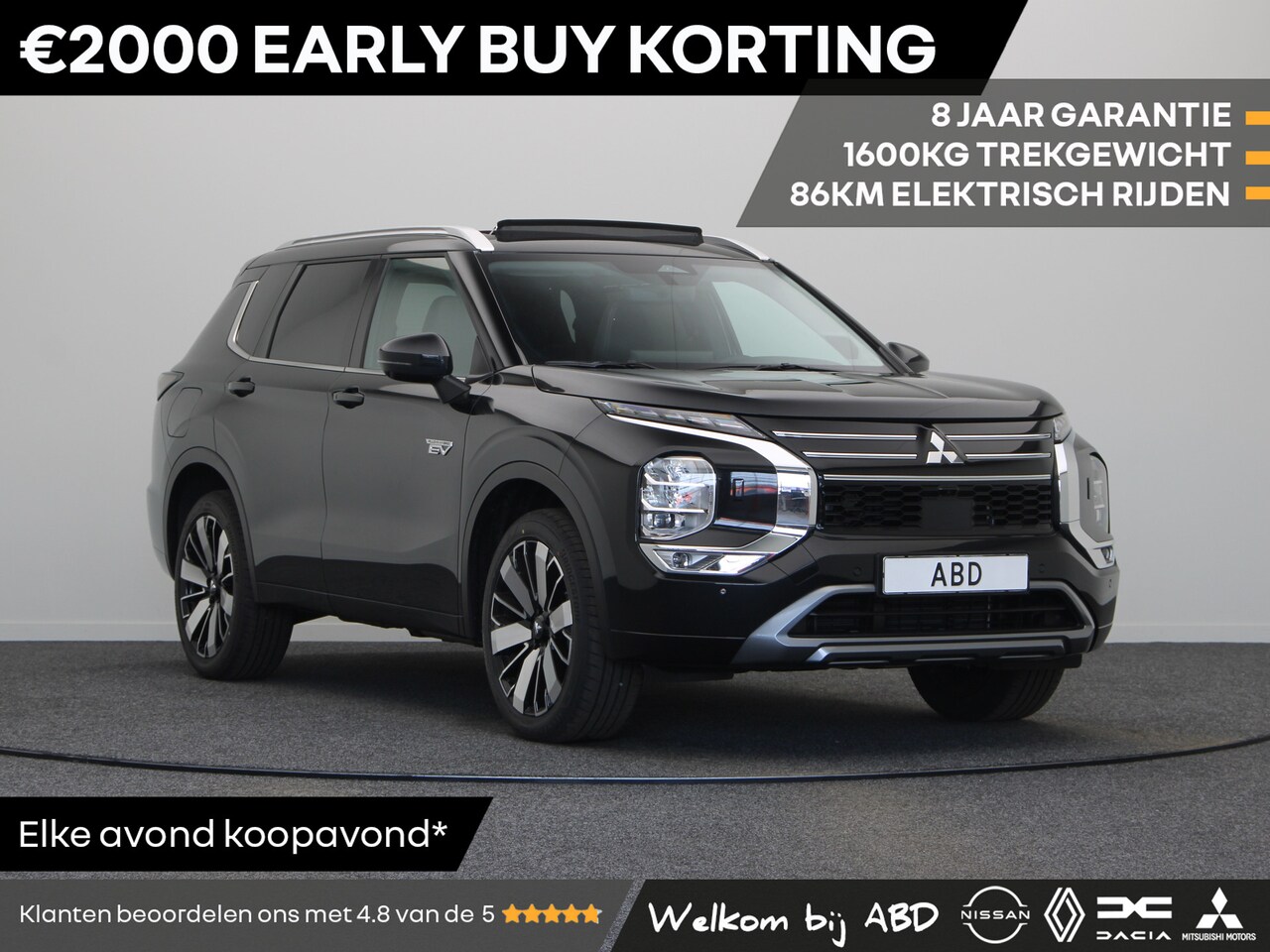 Mitsubishi Outlander - Instyle 2.4 Plug-in Hybride | Adaptive Cruise Control (ACC) | Blind Spot Warning (BSW) | H - AutoWereld.nl