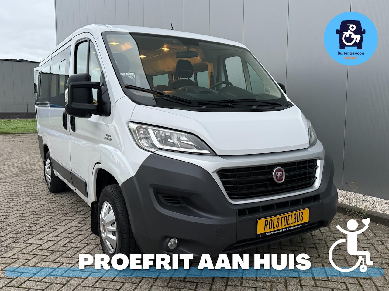 Fiat Ducato - Rolstoelbus (Meerijder) 4 Persoons Automaat - AutoWereld.nl