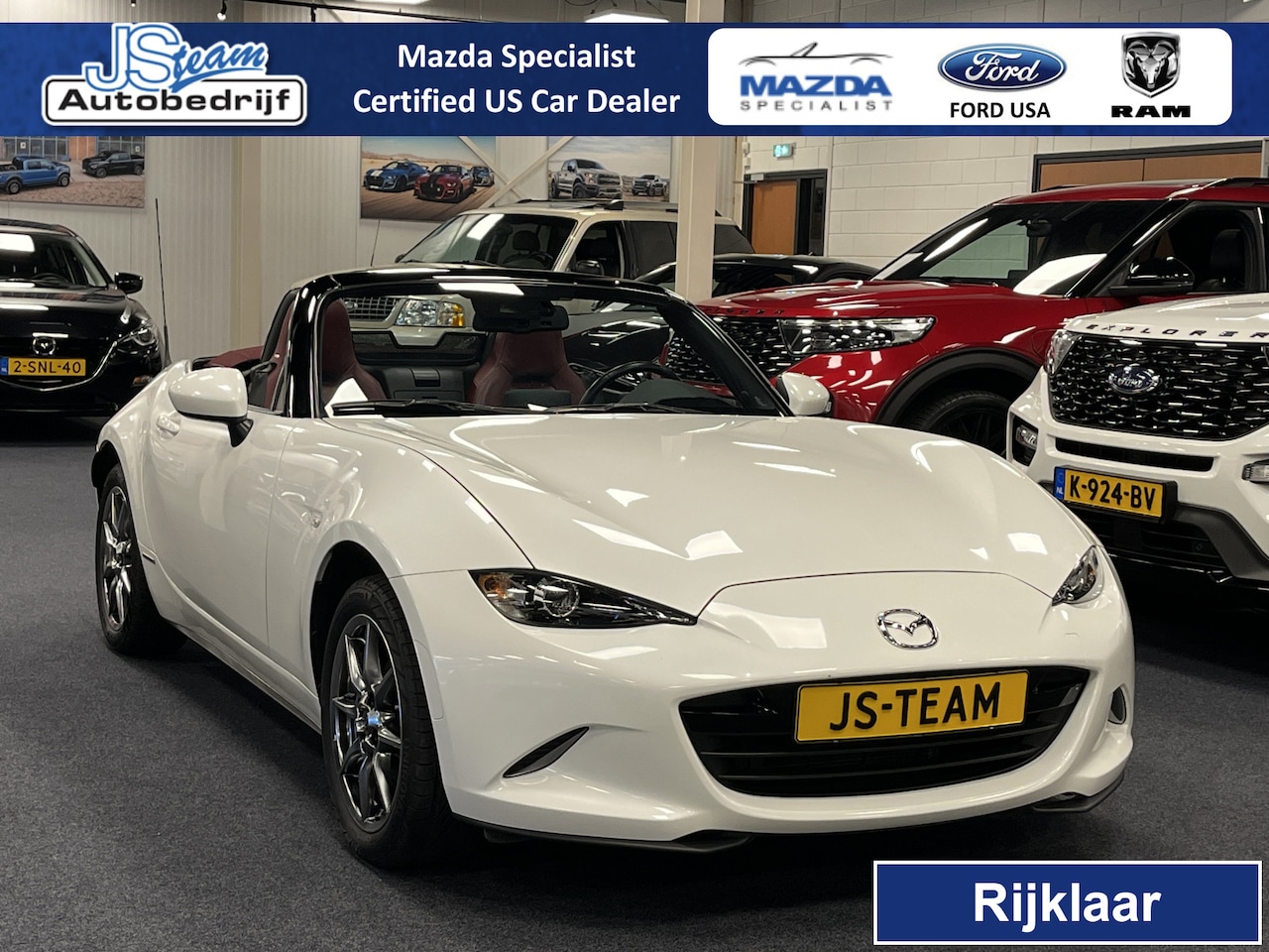 Mazda MX-5 - ND Roadster 1.5 SkyActiv-G 132PK 100th Anniversary Bose Leder Camera PDC Apple CarPlay - AutoWereld.nl