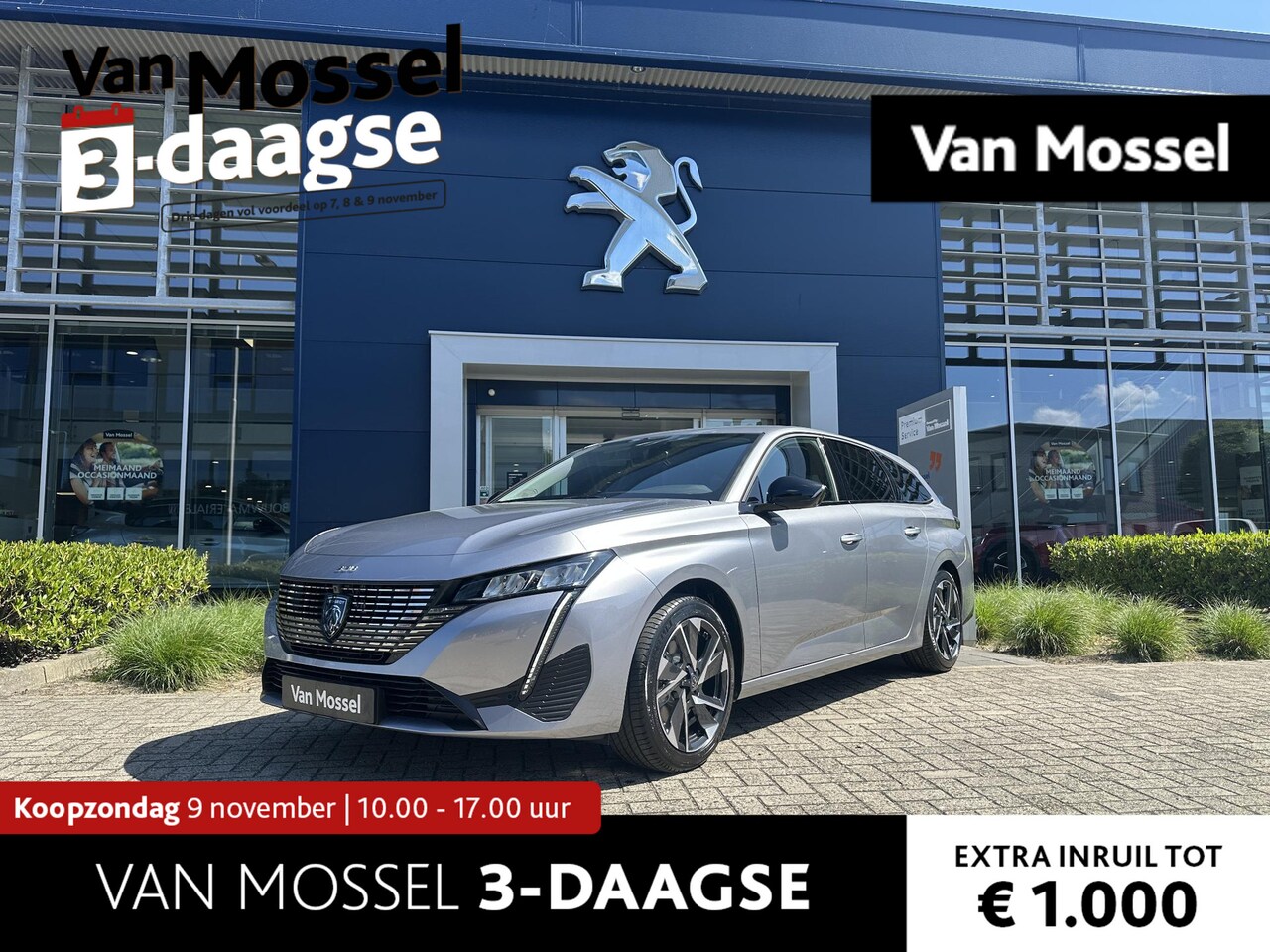 Peugeot 308 SW - Allure Hybrid - VOORRAAD - 360 CAMERA - ADAPTIVE CRUISE CONTROL - AutoWereld.nl
