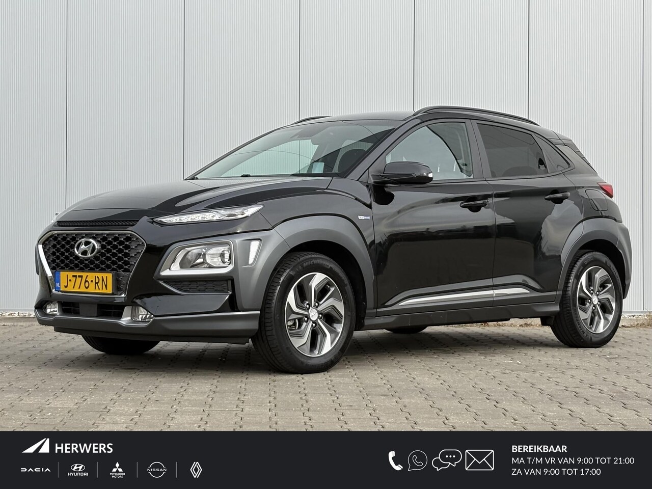 Hyundai Kona - 1.6 GDI HEV Fashion / Trekhaak 1300kg geremd / Airco / Automaat / Apple Carplay/Android A - AutoWereld.nl