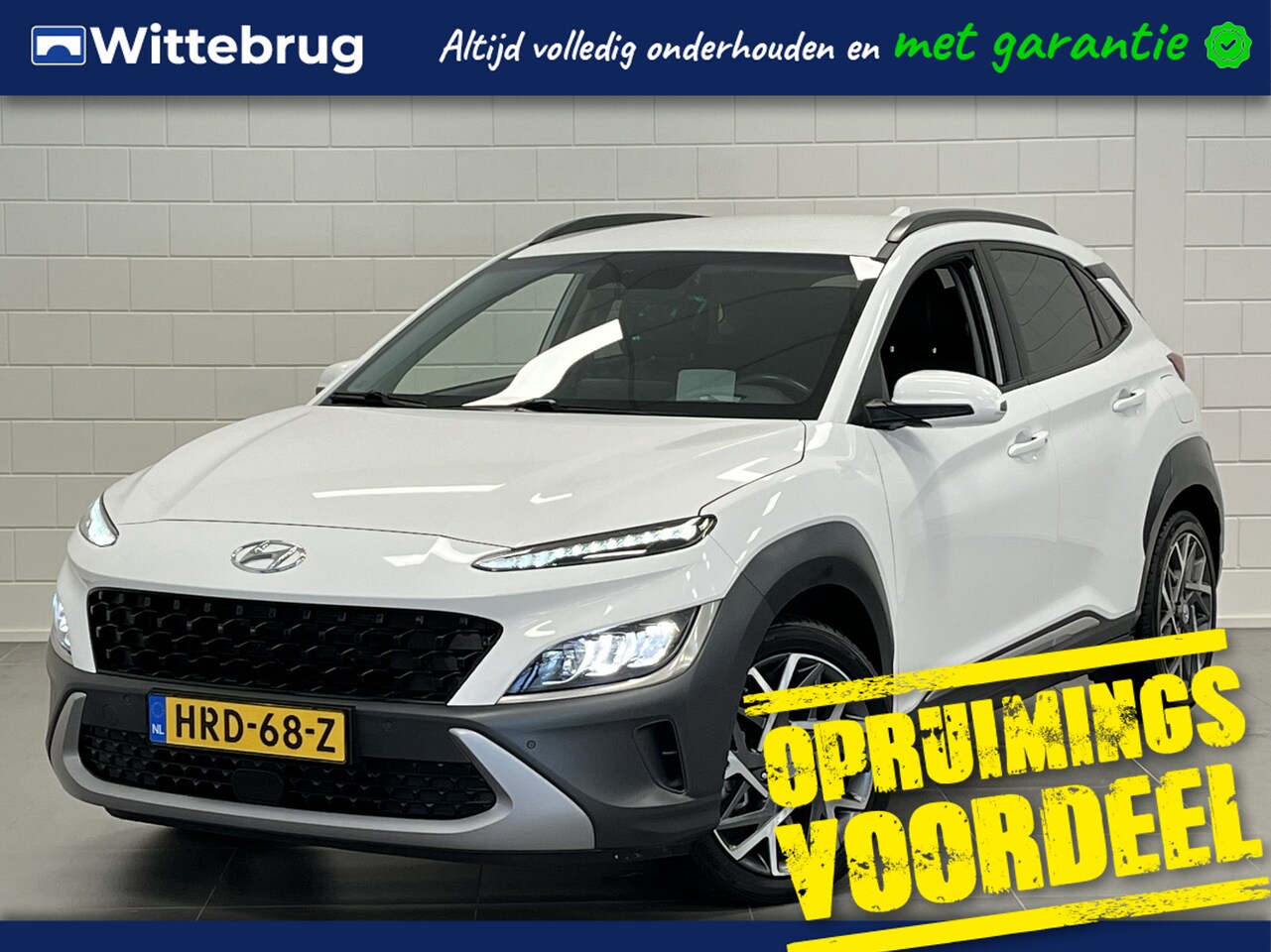 Hyundai Kona - 1.6 GDI HEV Premium FULL LED | 18 INCH | LEDER | STOELVERWARMING - AutoWereld.nl