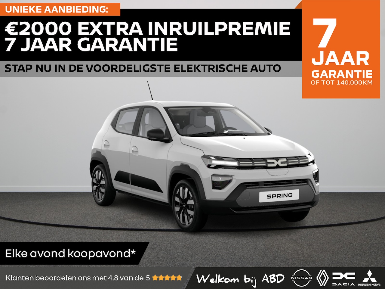 Dacia Spring - Expression Electric 65 | Cruise Control met snelheidsbegrenzer | ISOFIX-bevestigingssystee - AutoWereld.nl