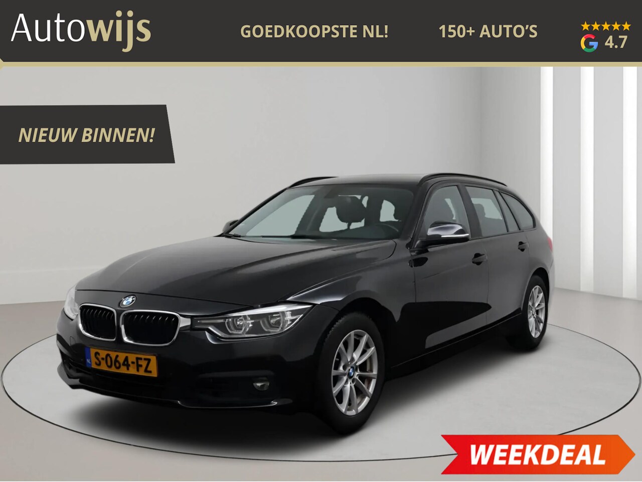BMW 3-serie Touring - 318i Centennial High Executive|LED|AUT|NAVI|CLIMA|CRUISE - AutoWereld.nl