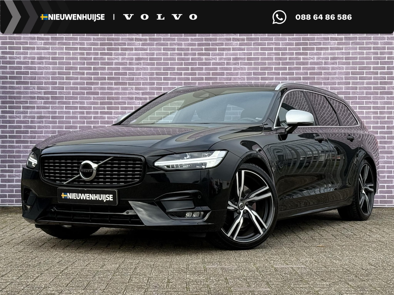 Volvo V90 - 2.0 T4 Business Sport | Trekhaak | BLIS | Adaptieve cruise control | Harman/Kardon | Stoel - AutoWereld.nl
