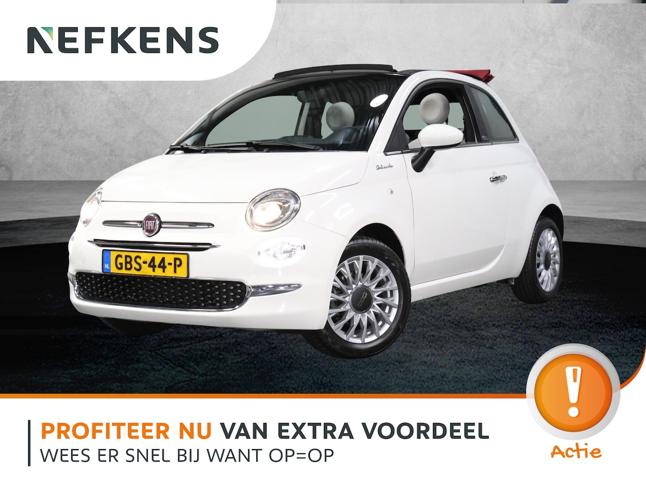 Fiat 500 - 1.0 70PK Hybrid RED | Climate Control | Xenon Koplampen | Vouwdak | Cruise Control | DAB O - AutoWereld.nl