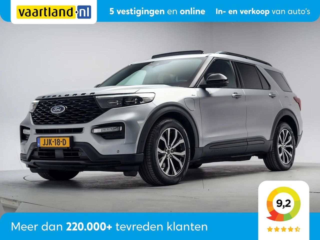 Ford Explorer - 3.0 V6 EcoBoost PHEV ST Line 7-Pers. [ Panorama B&O Stoelventilatie Leder Apple/Android ] - AutoWereld.nl