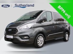Ford Transit Custom - 300 2.0 TDCI L1H1 Limited DC | 170pk Automaat | Dubbele cabine | Dubbele schuifdeur met ru