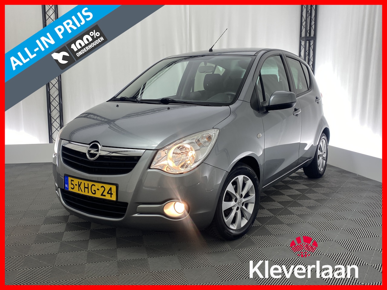 Opel Agila - 1.2 Edition Automaat | Airco | Elektrische Spiegels en Ramen | All-Season | LMV 15'' | - AutoWereld.nl