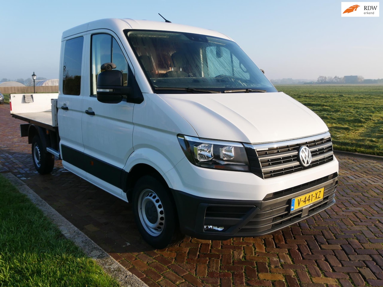 Volkswagen Crafter - 35 2.0 TDI L3 DC 75kW Highline PICK UP AC CAMERA ** 13499 EX BTW ** - AutoWereld.nl