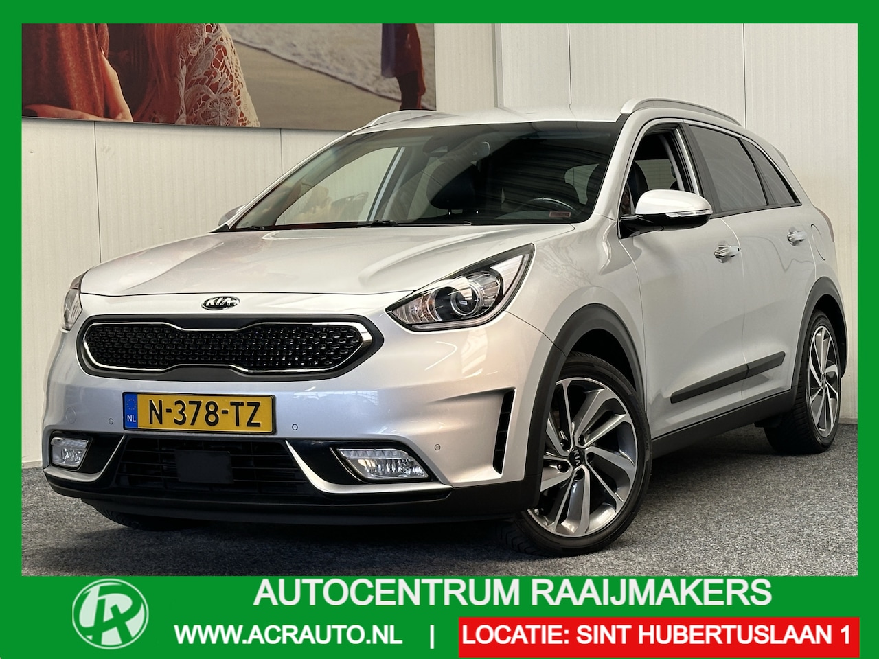 Kia Niro - 1.6 GDi HYBRID EXECUTIVE LINE AUTOMAAT TREKHAAK NAVIGATIE A RIJ CAMERA STUUR EN STOELVERWA - AutoWereld.nl