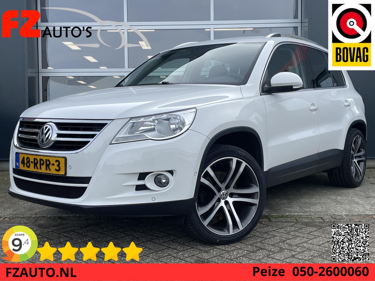 Volkswagen Tiguan - 1.4 TSI Sport&Style - Navigatie - Lederen bekleding - Climate Control - Trekhaak - AutoWereld.nl