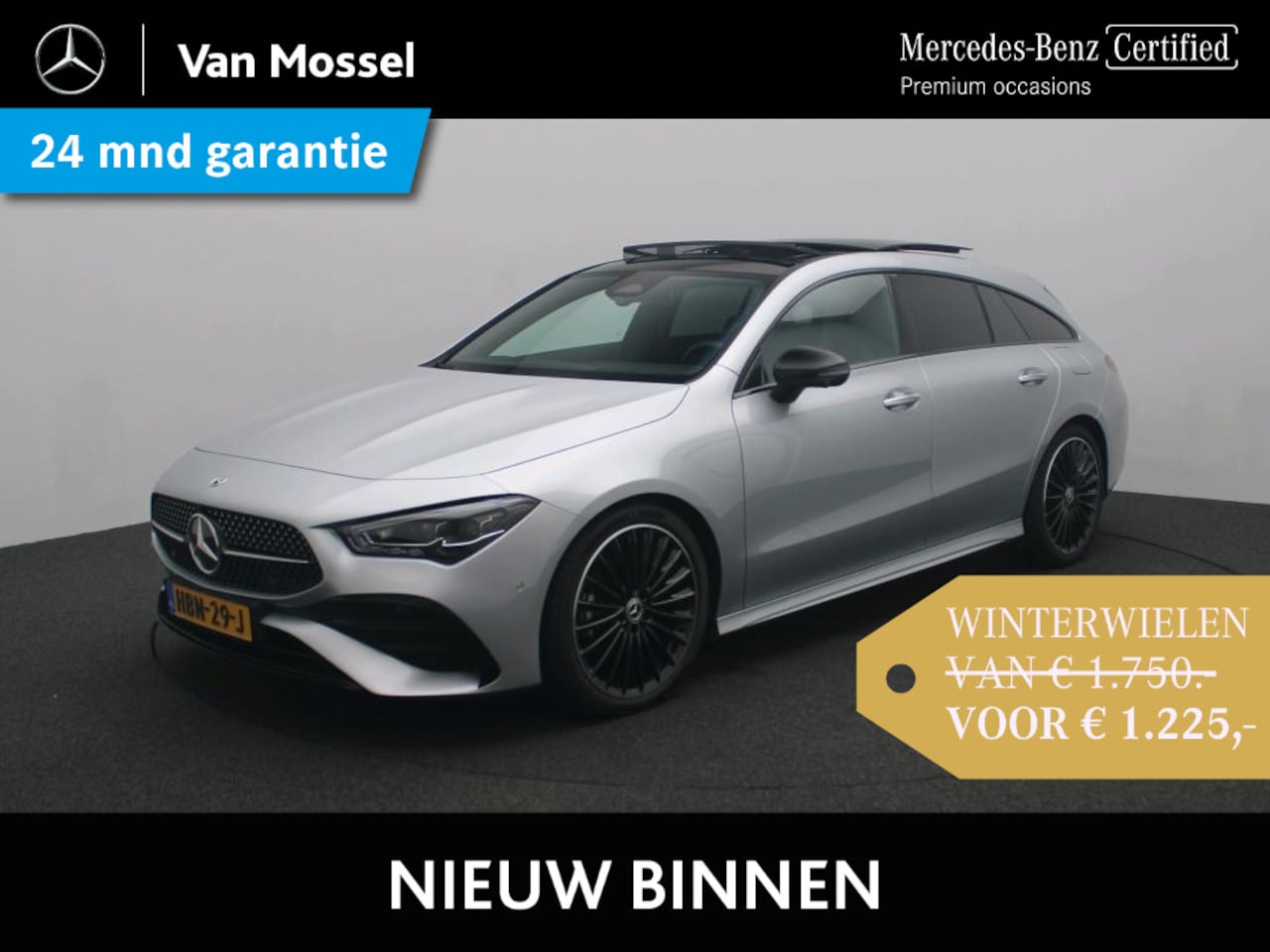 Mercedes-Benz CLA-klasse Shooting Brake - 180 Star Edition / Panoramadak/ Night/ 19 inch/ Sfeerverlichting - AutoWereld.nl
