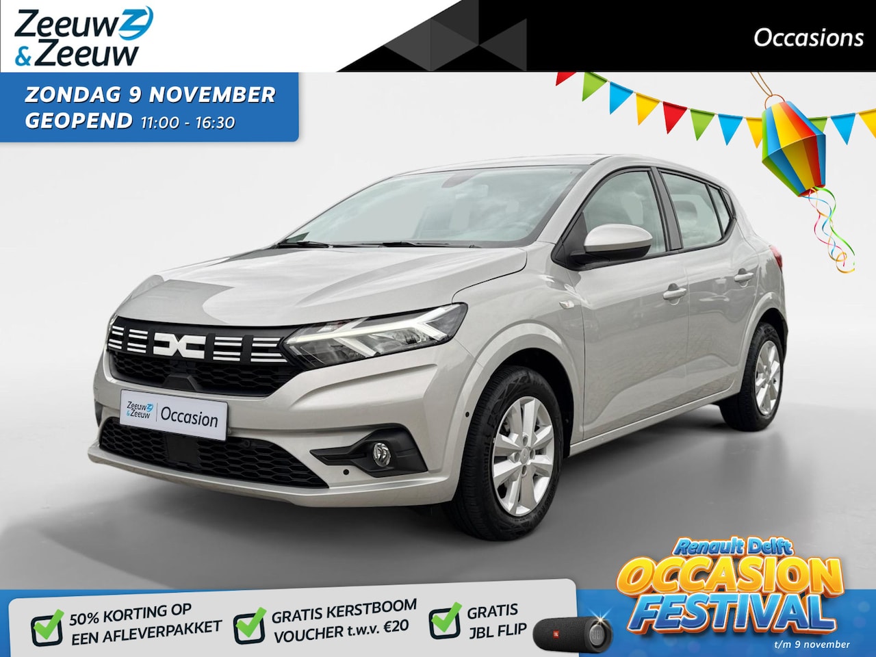 Dacia Sandero - 90PK TCe 90 Expression | 1e eigenaar | Keyless Entry | Airco | Camera | Parkeersensoren | - AutoWereld.nl