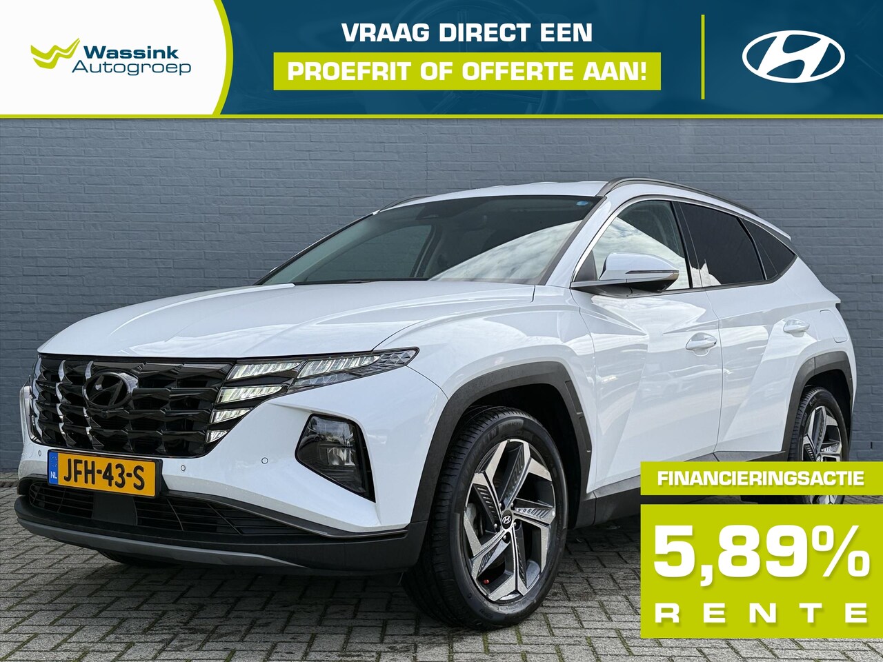 Hyundai Tucson - 1.6 T-GDi 48V 150pk Comfort Smart | Navigatie | Cruise Control | Climate Control - AutoWereld.nl