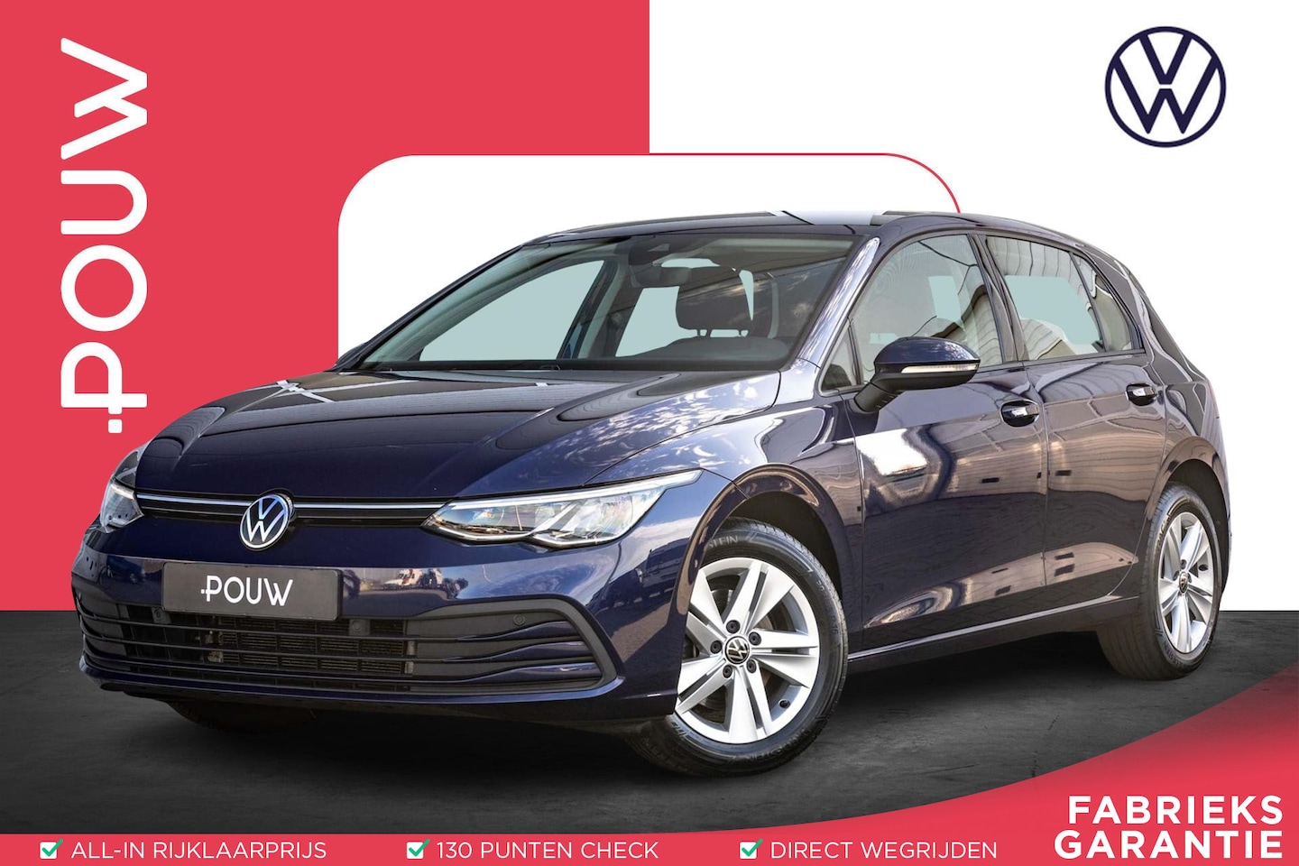 Volkswagen Golf - 1.0 eTSI 110pk DSG Life | Navigatie | Achteruitrijcamera | App Connect - AutoWereld.nl
