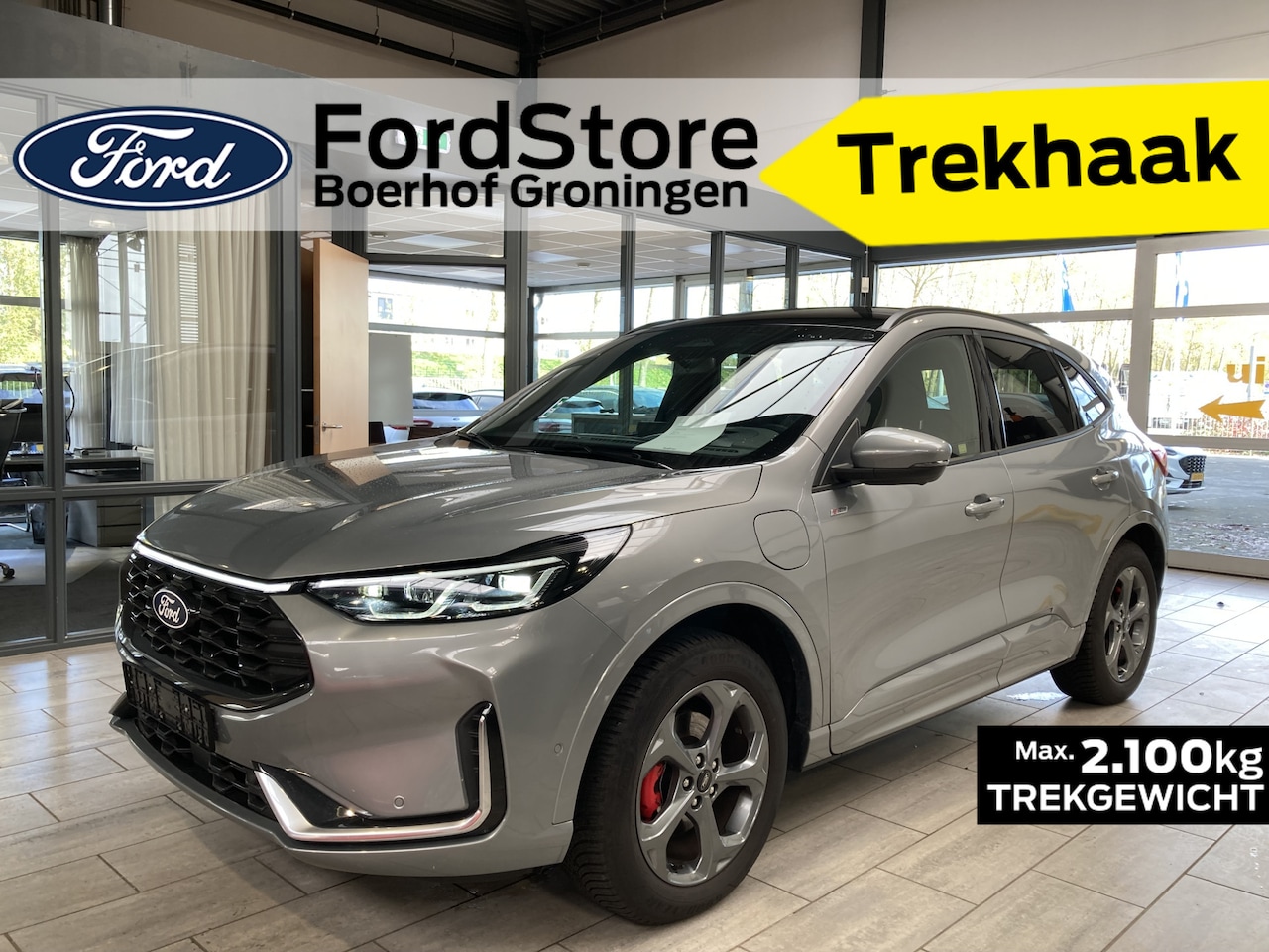 Ford Kuga - 2.5 PHEV 243 pk ST-Line X | Trekhaak I AGR stoelen I Matrix LED I Adapt Cruise I Winter Pa - AutoWereld.nl