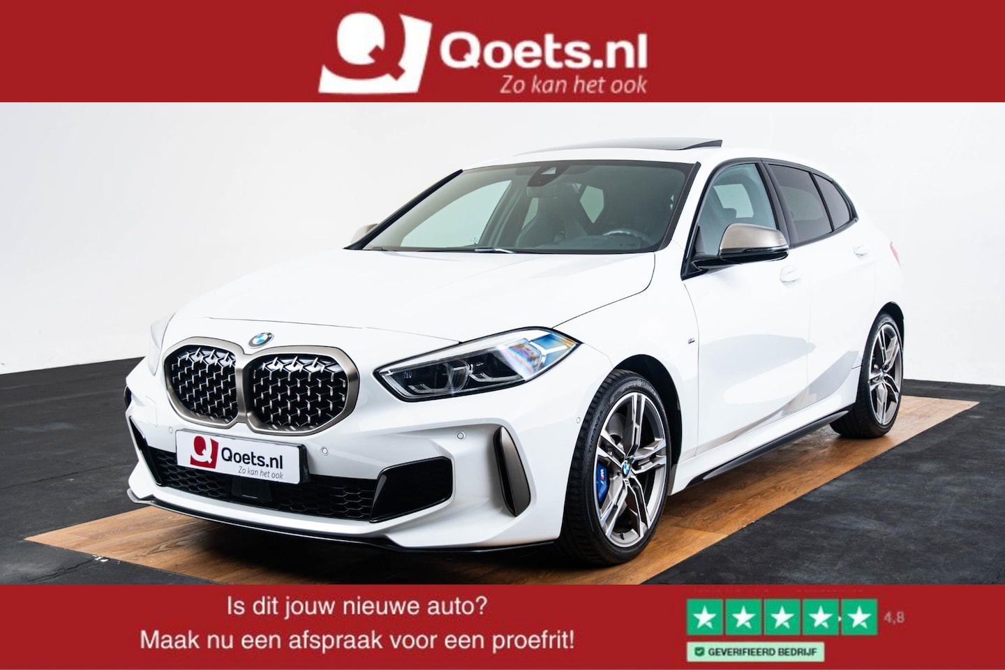 BMW 1-serie - M135i xDrive High Executive Edition Panoramadak - Head up - Harman Kardon - Active Cruise - AutoWereld.nl