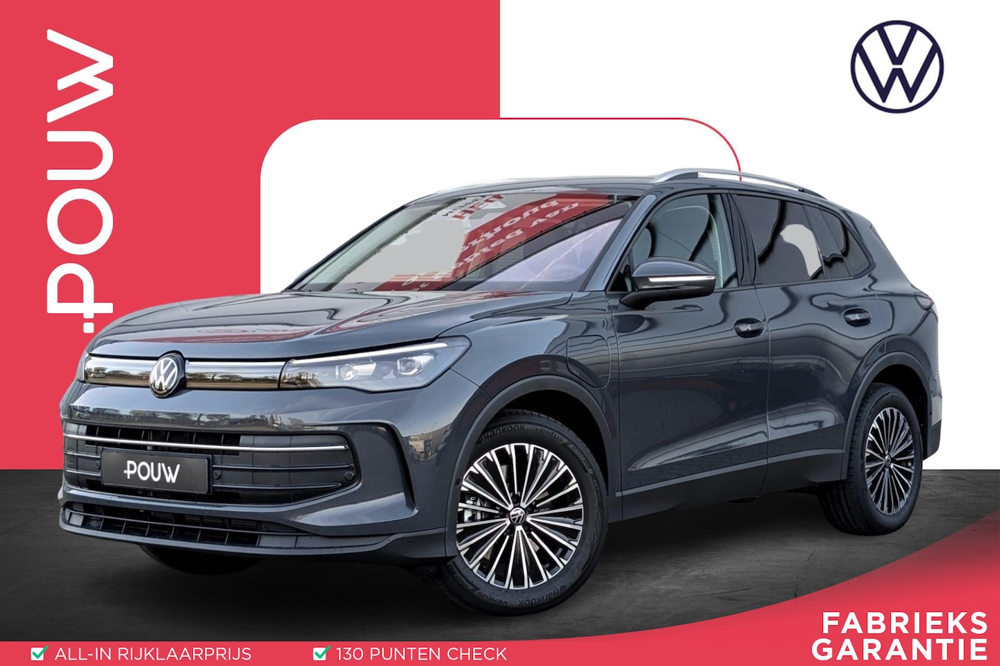 Volkswagen Tiguan - 1.5 eHybrid 204pk Life Edition | App Connect | Trekhaak | LED Matrix - AutoWereld.nl