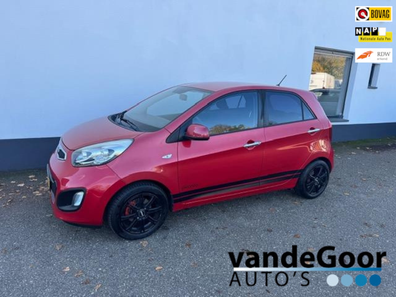 Kia Picanto - 1.0 CVVT BusinessLine 1.0 CVVT BusinessLine, '14, 5-drs, 1e eigenaar, airco, sportief ! - AutoWereld.nl