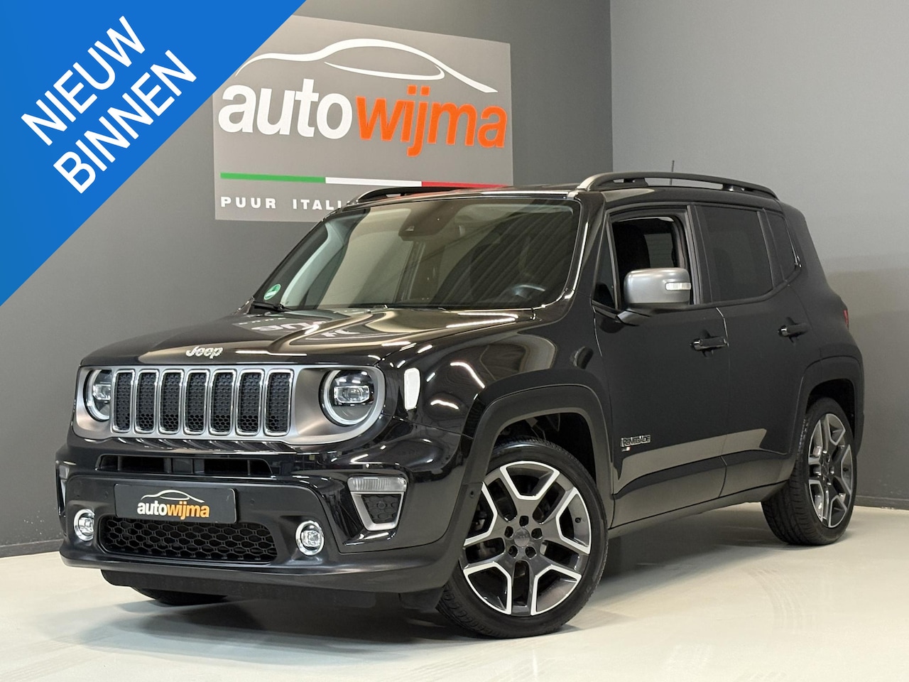 Jeep Renegade - 1.0 Turbo 120pk Limited Adaptive Cruise, Apple carplay, 19Inch lmv. - AutoWereld.nl