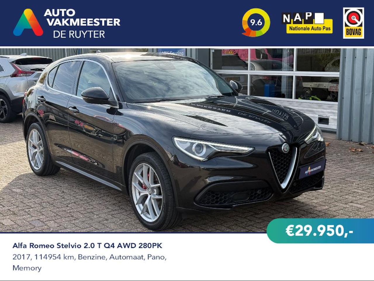 Alfa Romeo Stelvio - 2.0 T AWD 2.0 T AWD - AutoWereld.nl