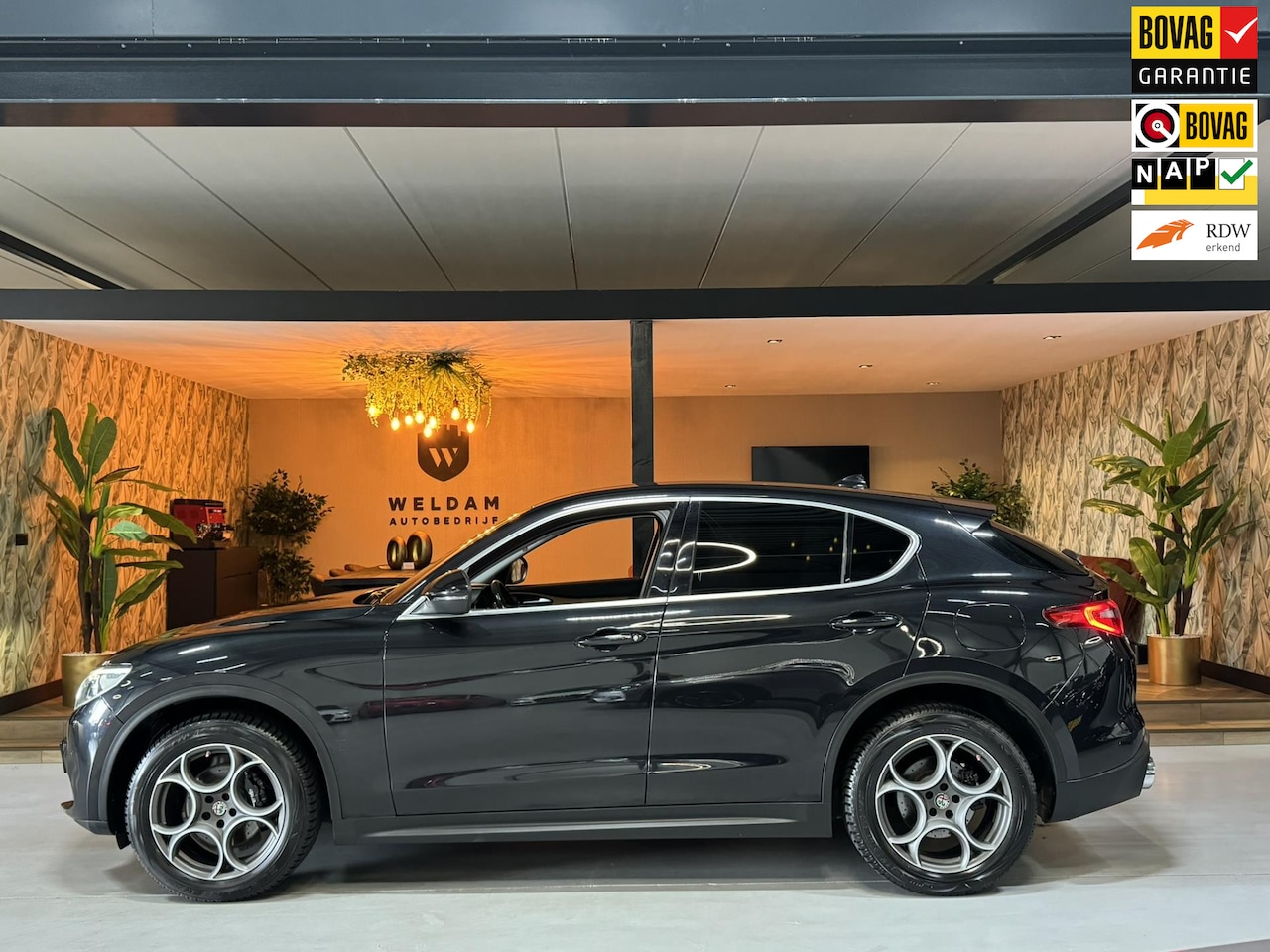 Alfa Romeo Stelvio - 2.0 T AWD Super Garantie 280 PK Memory StuurVW StoelVW Elek Achterklep Leder PDC Led Cruis - AutoWereld.nl