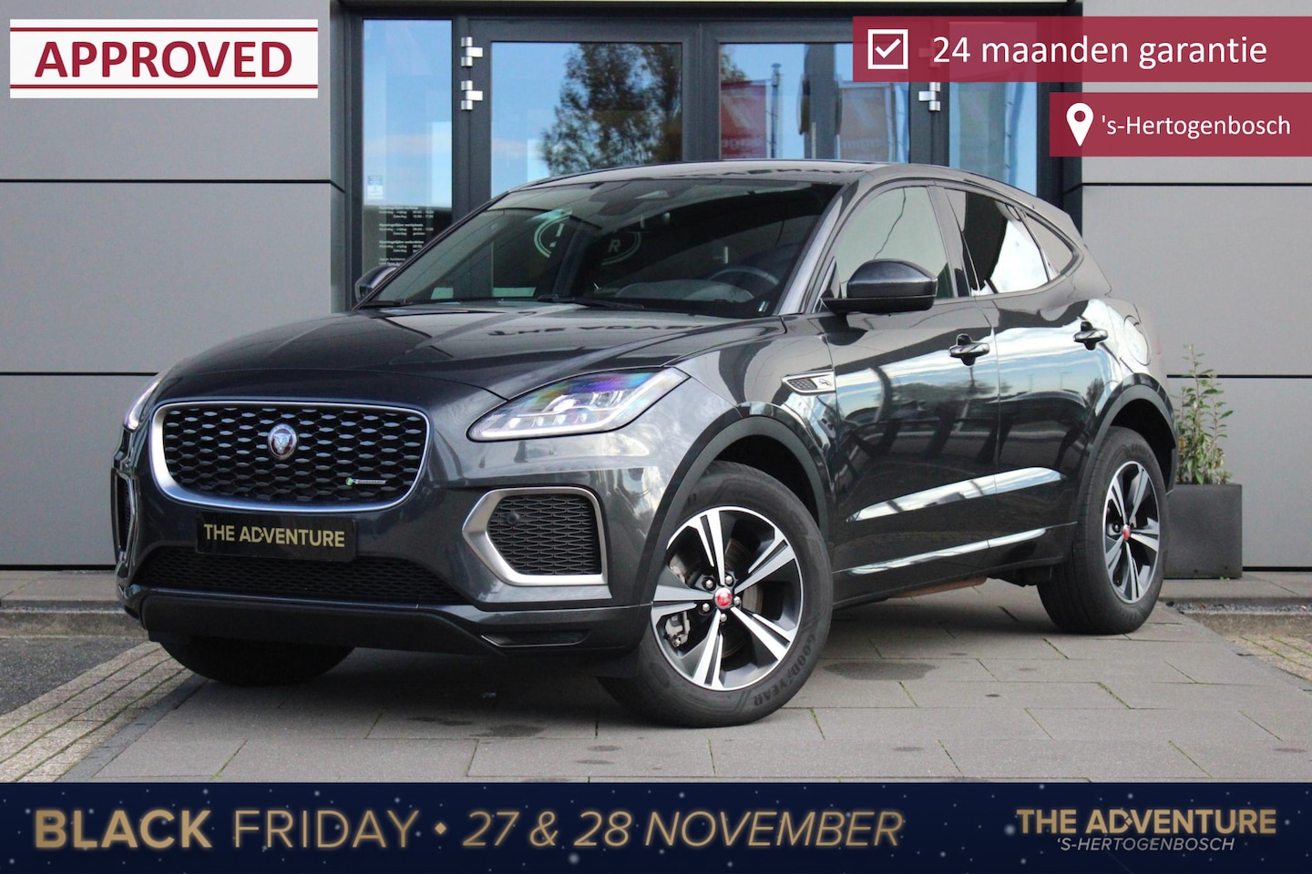 Jaguar E-Pace - P300e AWD R-Dynamic S | Trekhaak | Stoel-verwarming | Acc - AutoWereld.nl