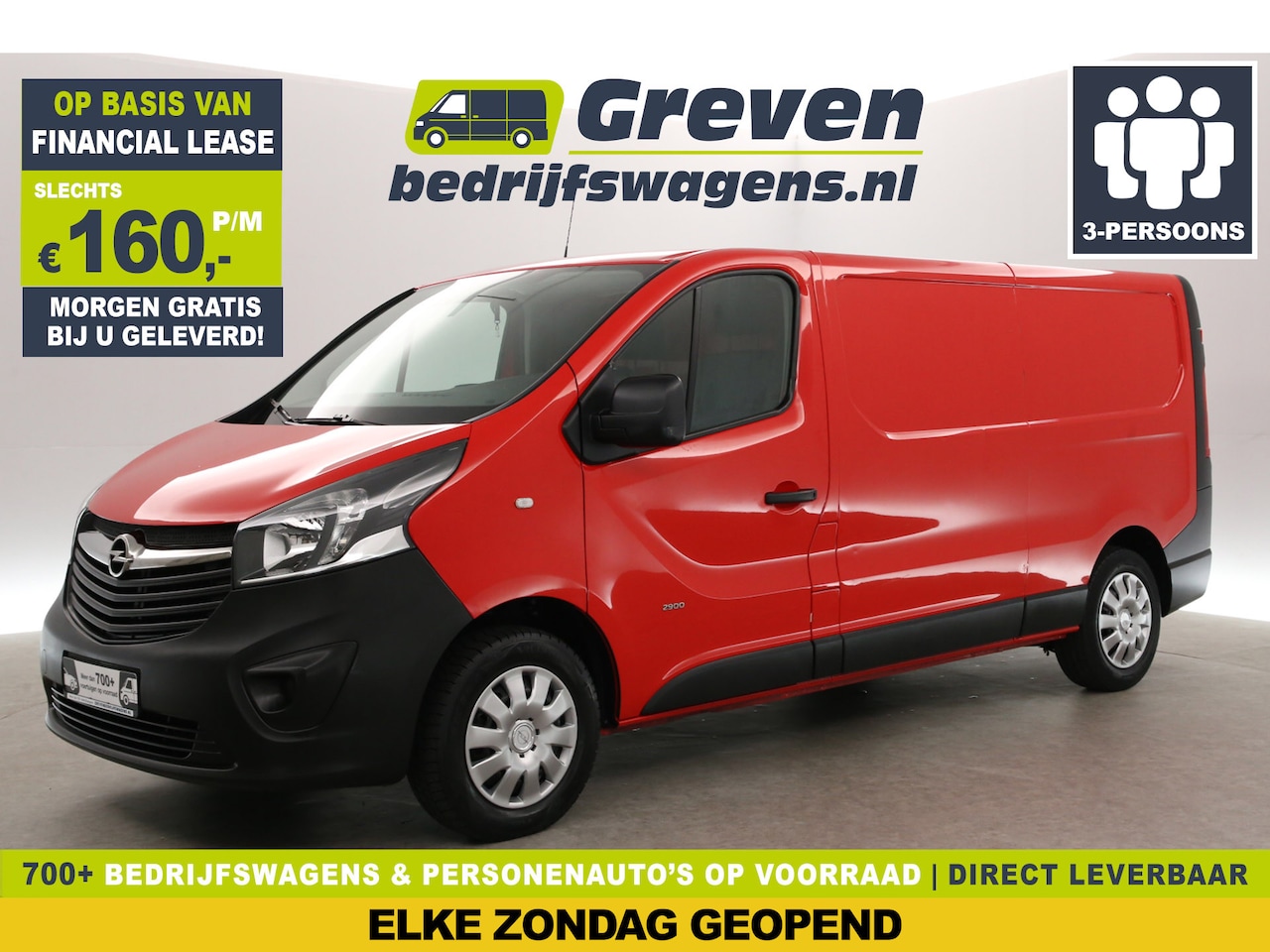 Opel Vivaro - 1.6 CDTI L2H1 | Airco | Cruise | 3-Zits | Navigatie | Parkeersens. - AutoWereld.nl