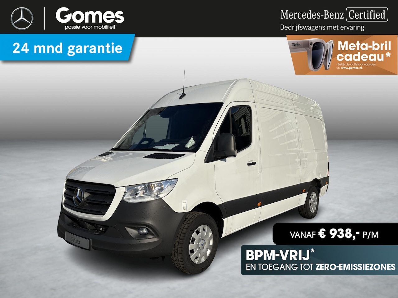 Mercedes-Benz Sprinter - 315 1.9 CDI L2 Pro HD | Sprinter BPM-vrij kopen in 2025 - AutoWereld.nl