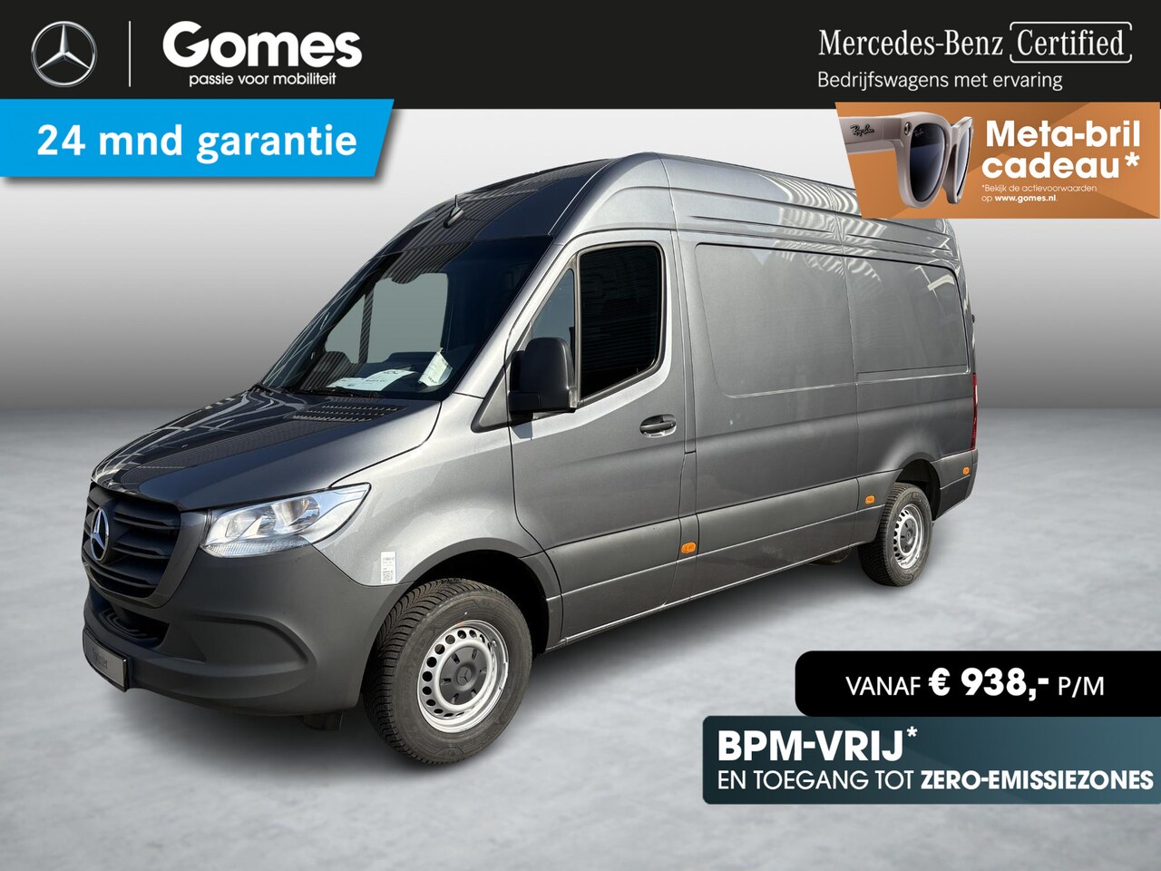Mercedes-Benz Sprinter - 317 1.9 CDI L2 Pro HD | Sprinter BPM-vrij kopen in 2025 - AutoWereld.nl