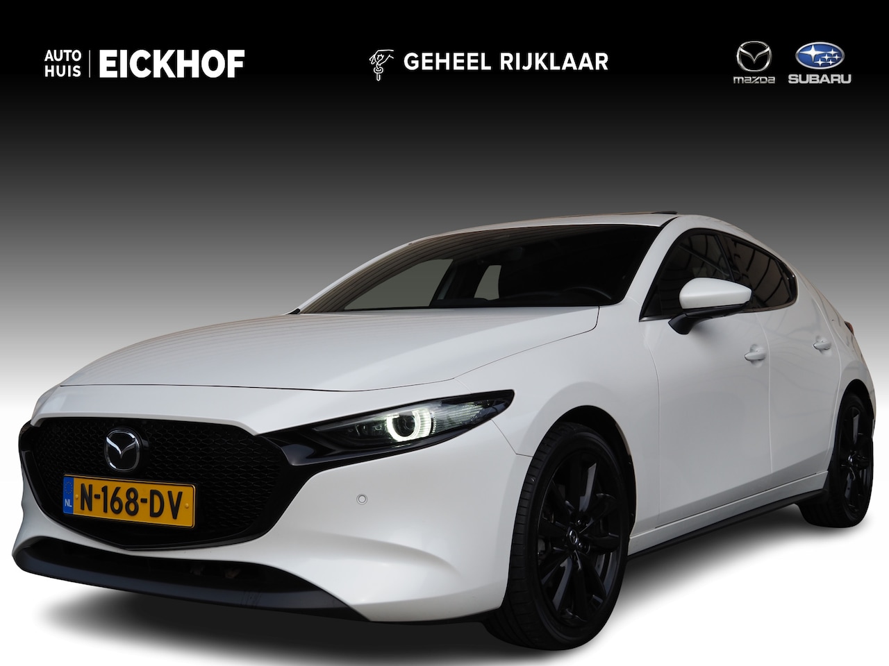 Mazda 3 - 2.0 e-SkyActiv-X M Hybrid 186 Luxury - Sunroof - Afneembare Trekhaak - i-Activesense pack - AutoWereld.nl