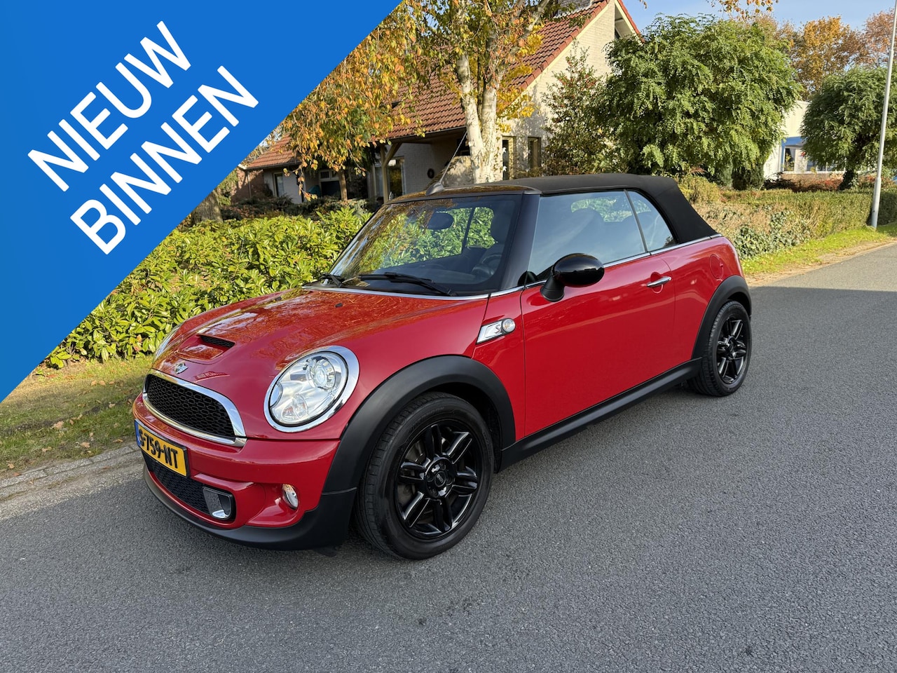 MINI Cabrio - 1.6 Cooper S 184PK Xenon•Leder•Navi - AutoWereld.nl