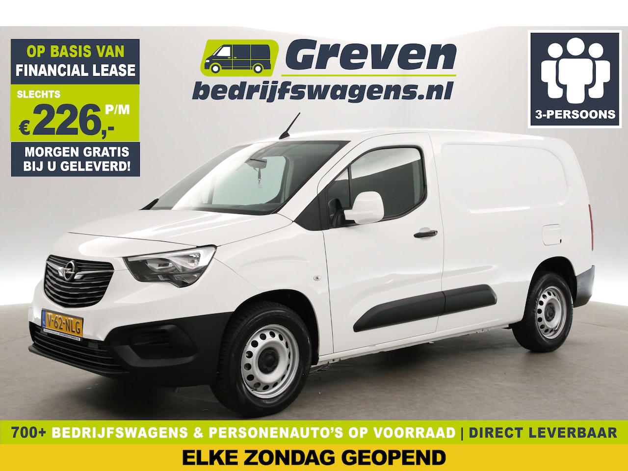 Opel Combo - 1.5D L2 | 102PK | Airco | 3-Zits | Cruise | Parkeersens. - AutoWereld.nl