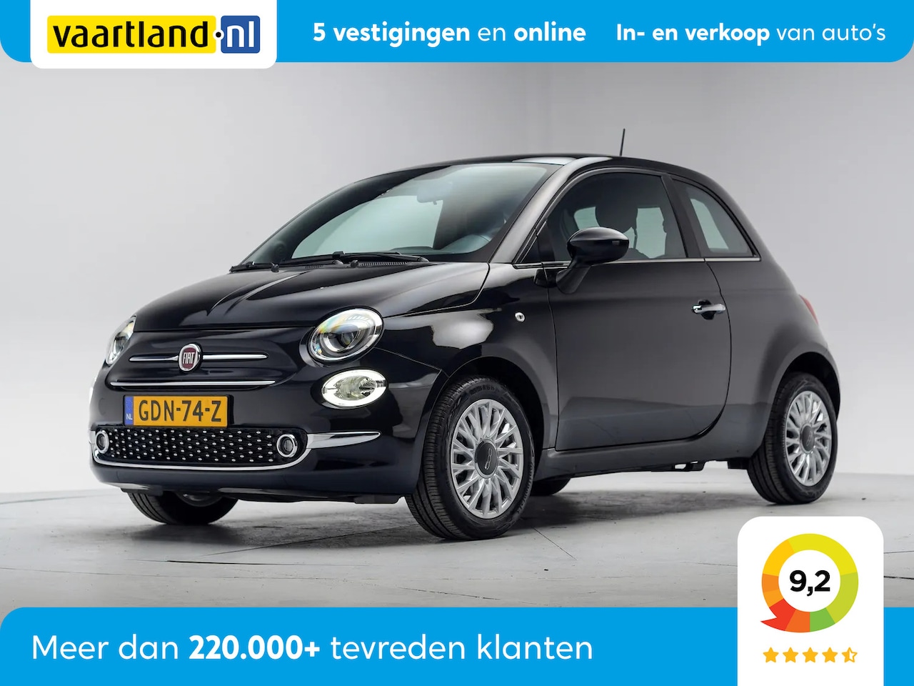 Fiat 500 - 1.0 Hybrid Dolcevita Finale [ Panoramadak Multimedia Uconnect ] - AutoWereld.nl
