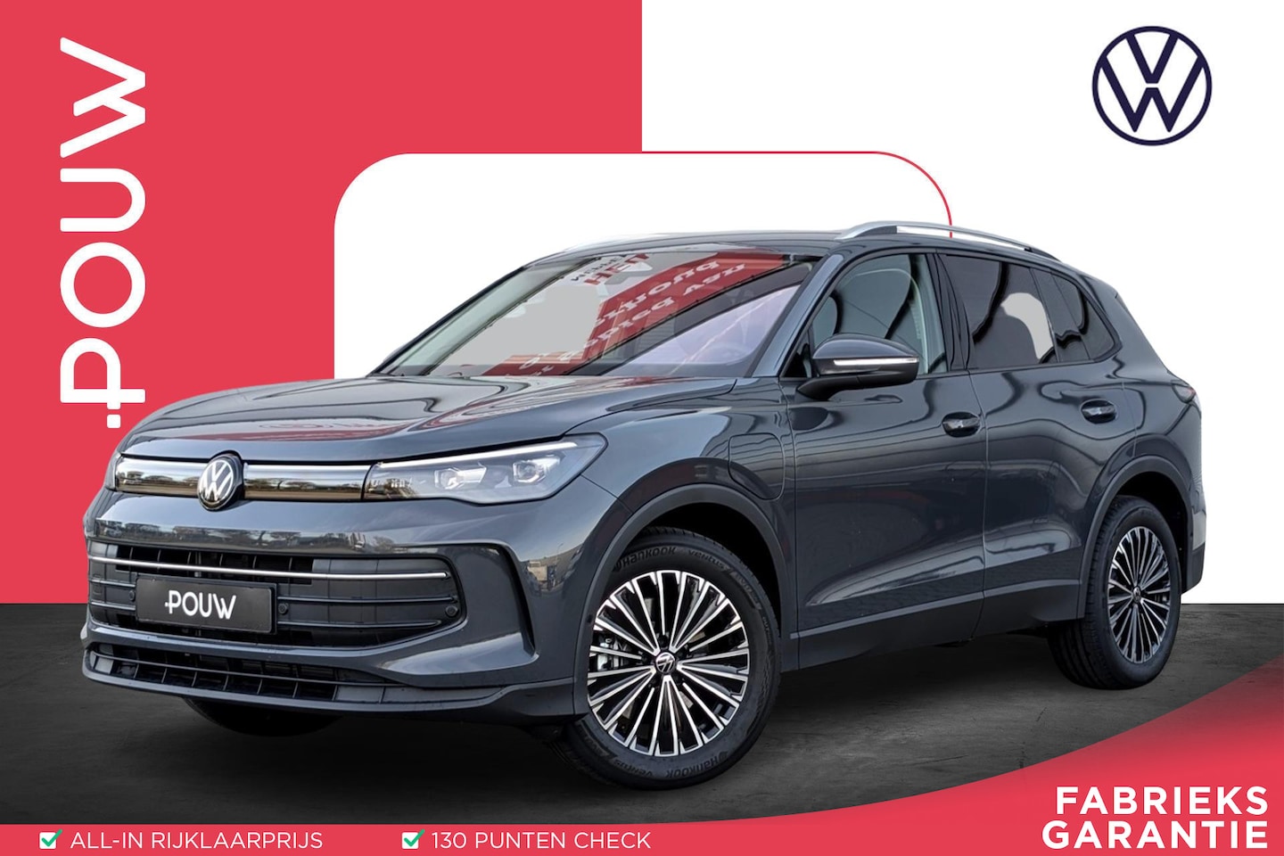 Volkswagen Tiguan - 1.5 eHybrid 204pk Life Edition | Trekhaak | Camera | Stoel & Stuurverwarming - AutoWereld.nl