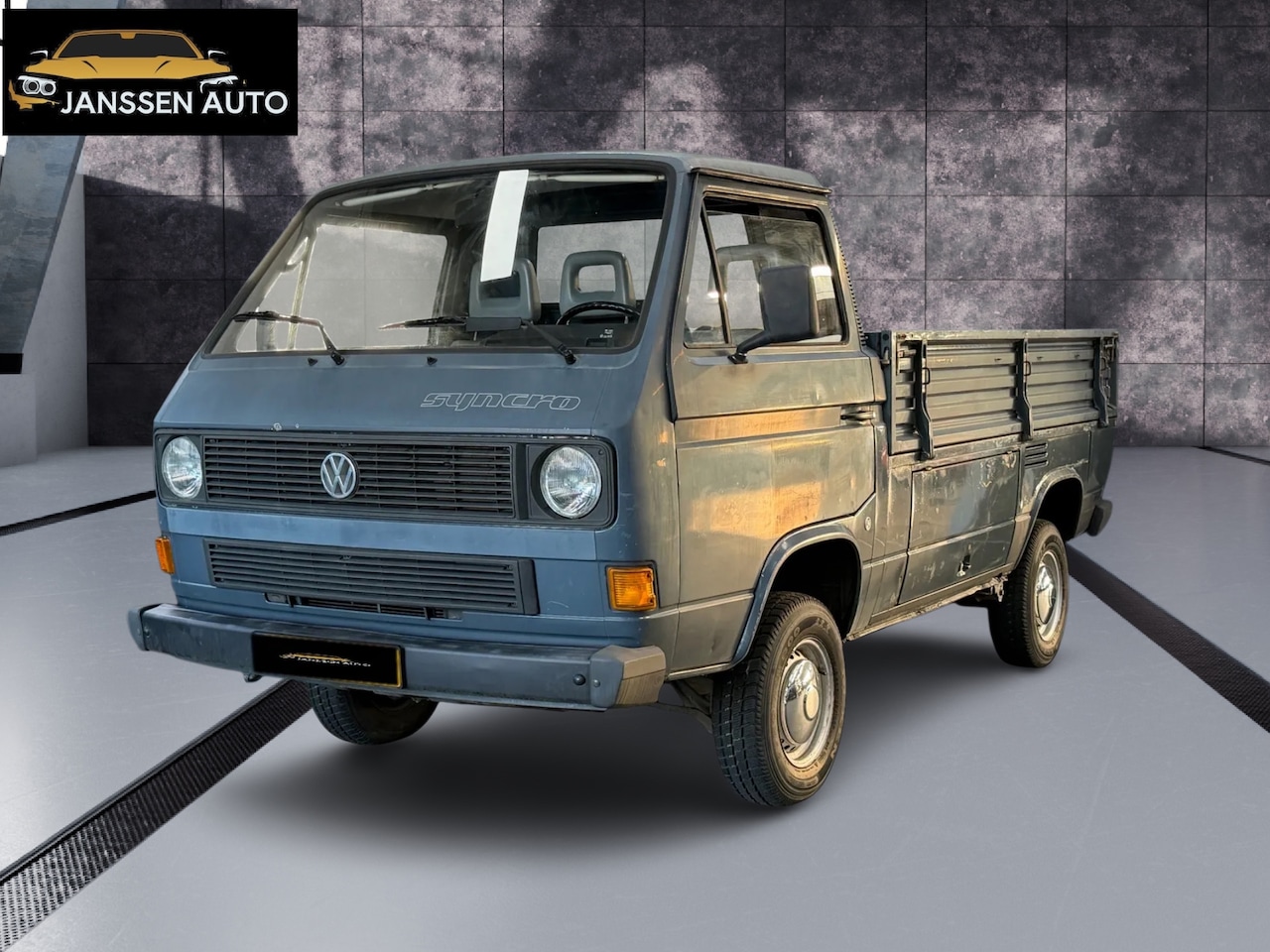 Volkswagen T3 - TYPE 2 SYNCRO | G+4+R | Geheel Origineel | 2.1 WBX | 4WD | Pritsche | Pick Up | Zeldzaam | - AutoWereld.nl