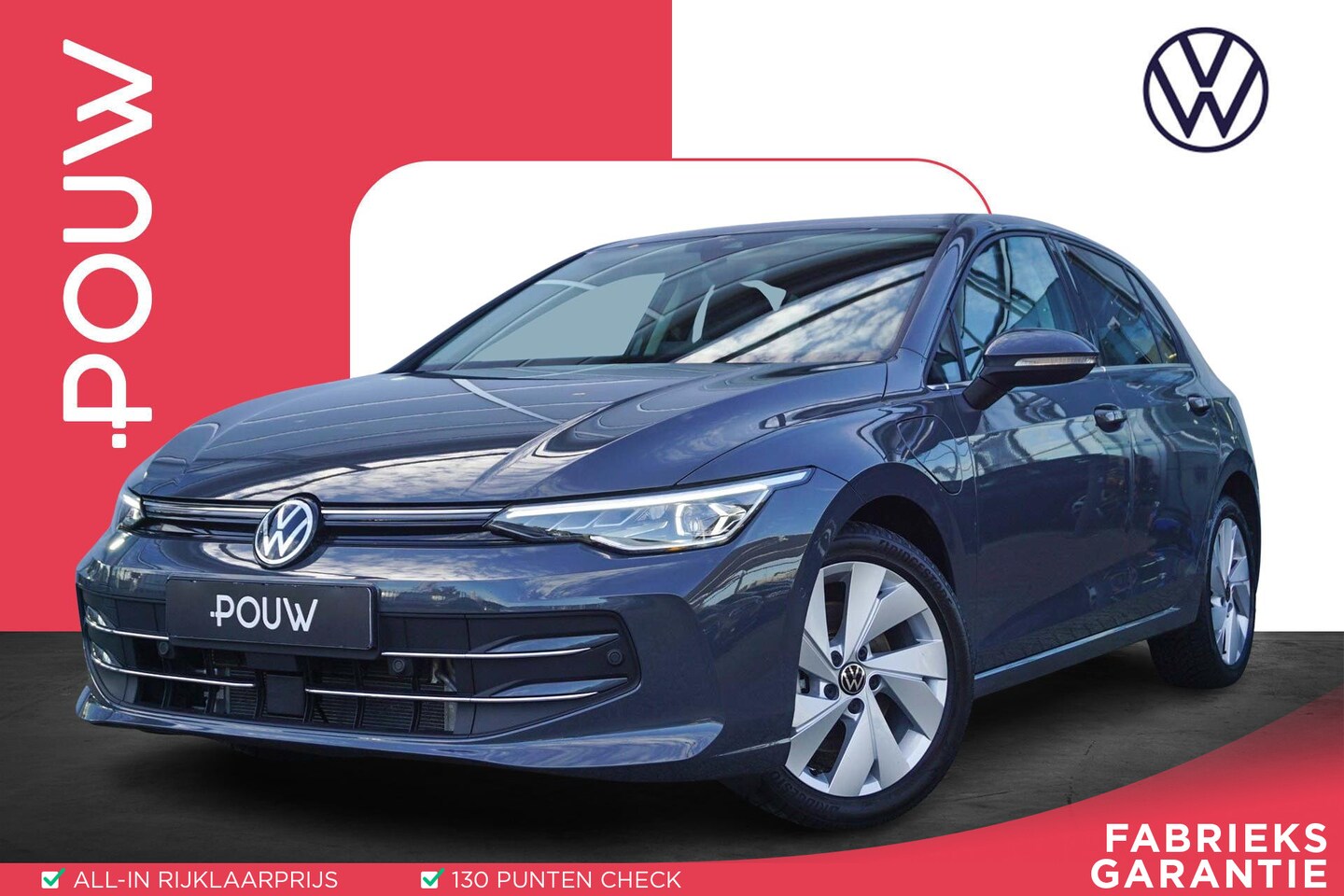 Volkswagen Golf - 1.5 eHybrid 204pk Style Edition | Head-up | Trekhaak | Dodehoekdetectie - AutoWereld.nl