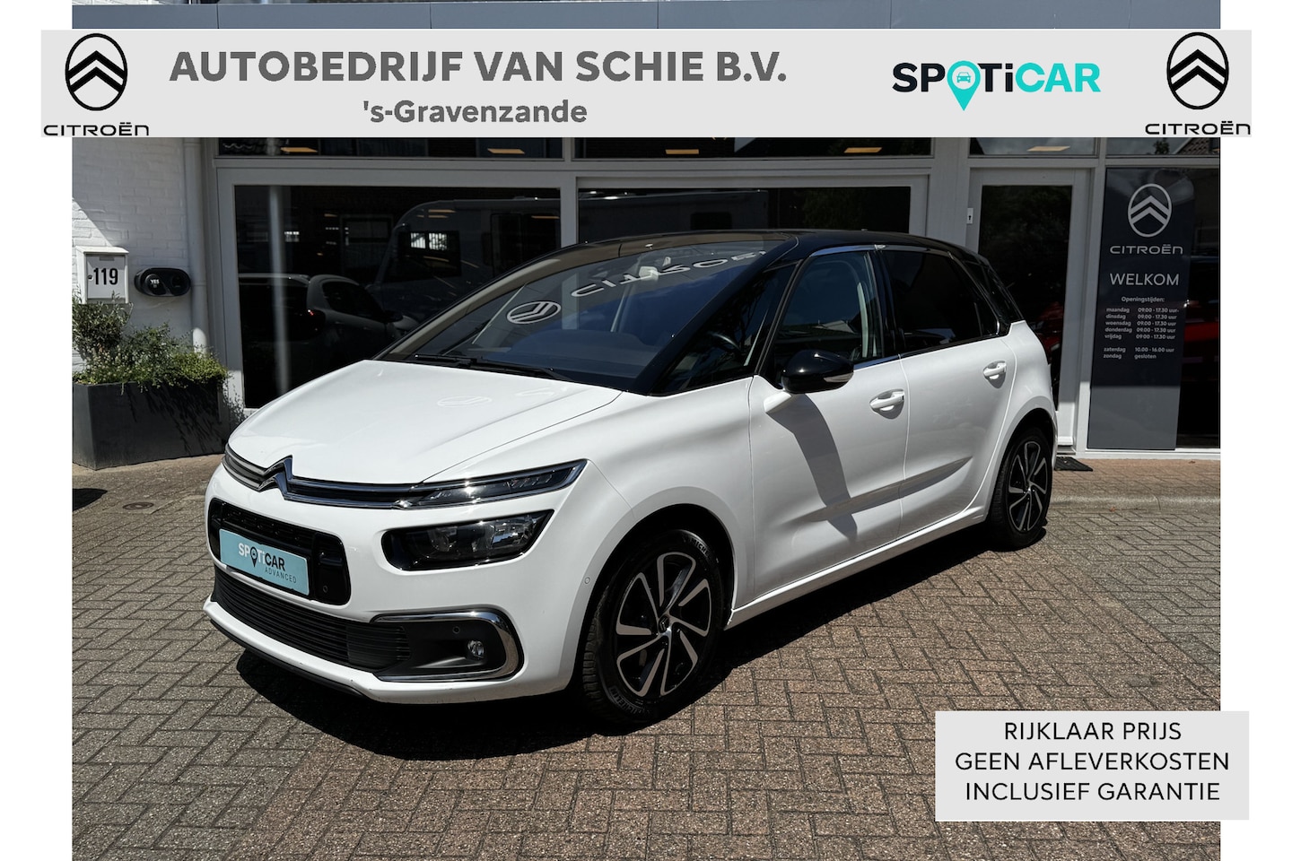 Citroën C4 SpaceTourer - e-THP 165 Shine Automaat-6 Panoramadak | 2-Tone | Carplay - AutoWereld.nl