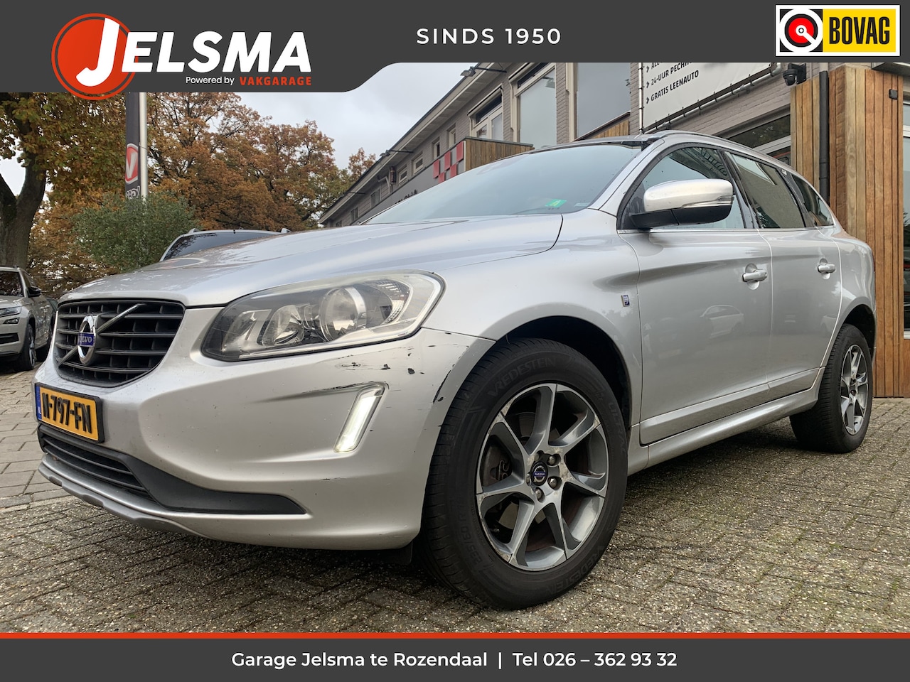 Volvo XC60 - 2.0 D3 FWD R-Design Aut., met lichte bumperschade - AutoWereld.nl