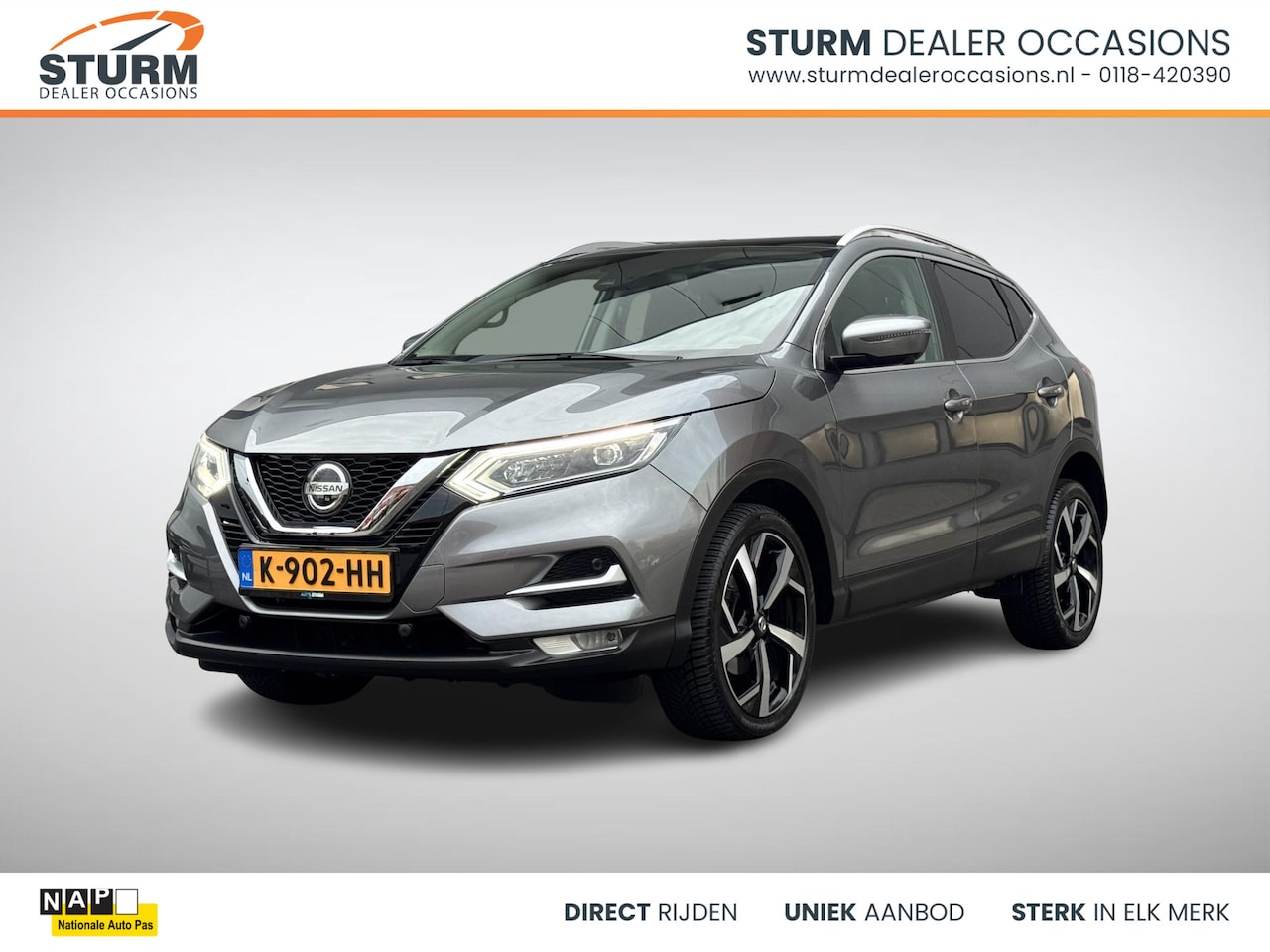 Nissan Qashqai - 1.3 DIG-T Premium Edition Automaat incl. Trekhaak! - AutoWereld.nl