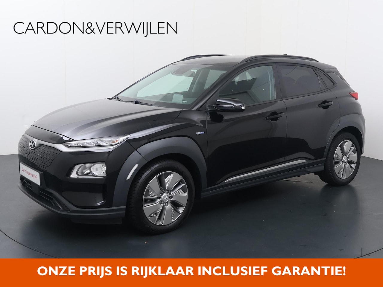 Hyundai Kona Electric - EV Fashion 64 kWh | 204 pk | SoH 100% | Adaptive cruise control | Head-up display | Achte - AutoWereld.nl