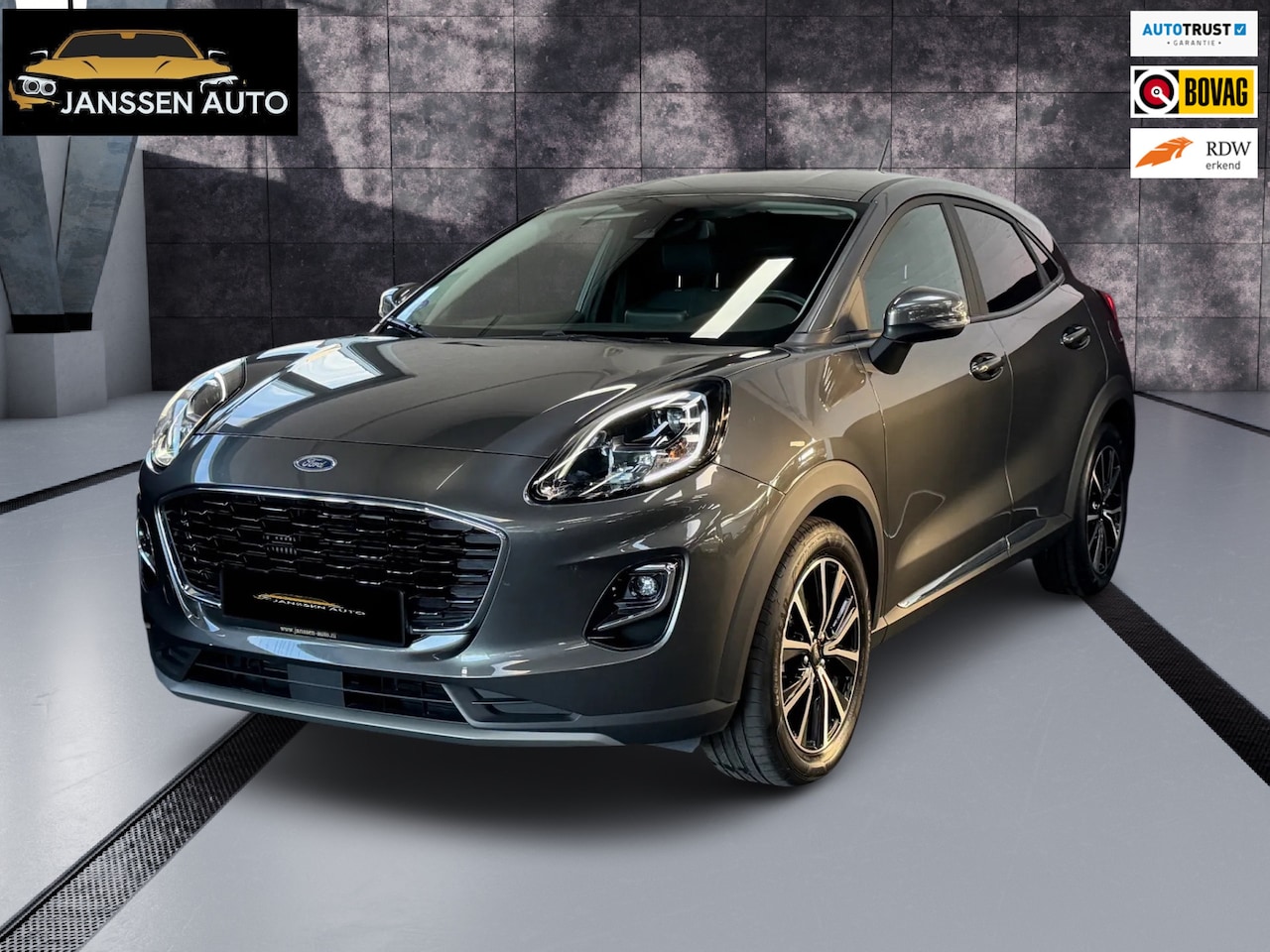 Ford Puma - 1.0 EcoBoost Hybrid Titanium | Stoel / stuurverwarming | DAB | Automaat | Fabrieksgarantie - AutoWereld.nl