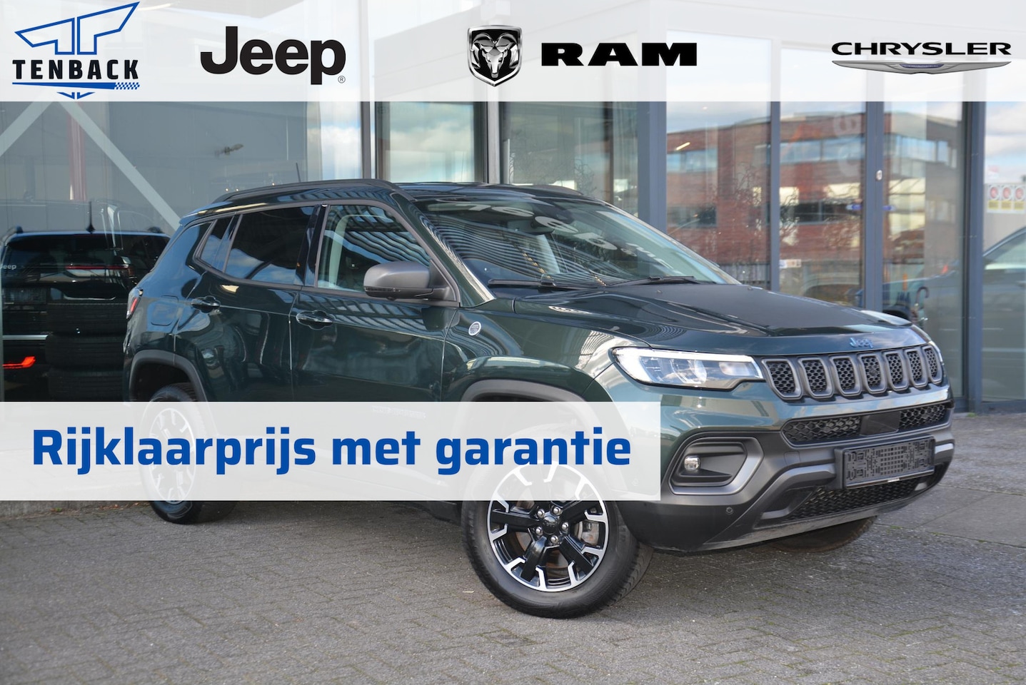 Jeep Compass - 4xe 240 Plug-in Hybrid Electric Trailhawk | Rijklaarprijs 12 maanden garantie - AutoWereld.nl