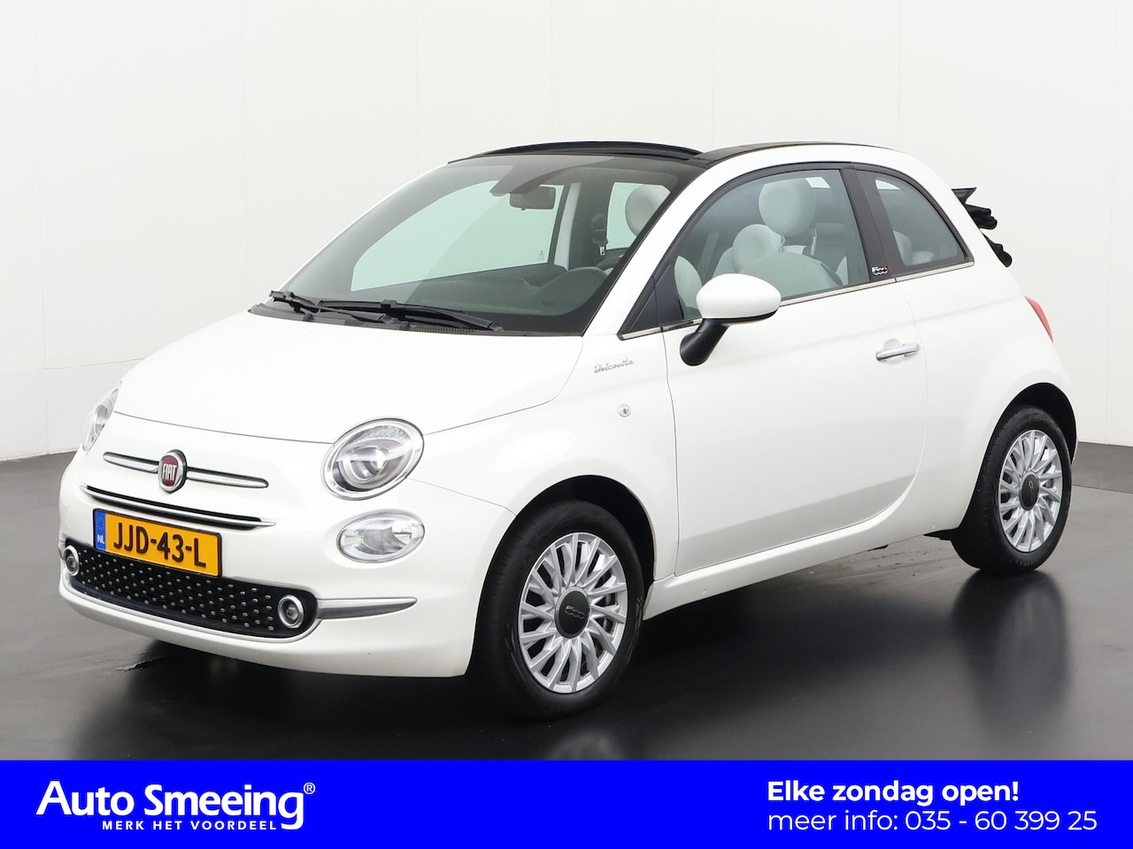 Fiat 500 C - 1.0 Hybrid Dolcevita | Apple/Android Carplay | Lichtmetalen Velgen | Zondag Open! - AutoWereld.nl