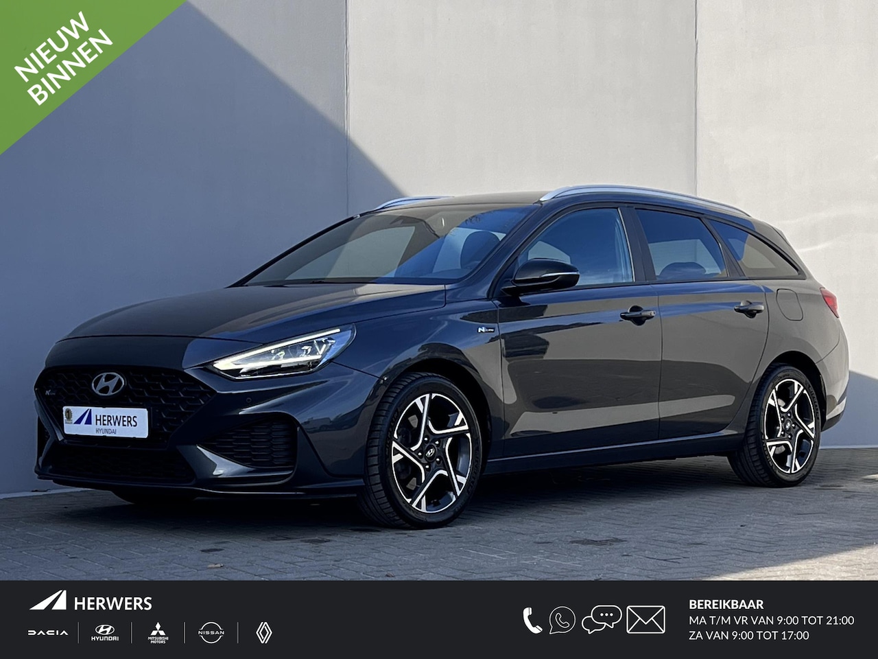 Hyundai i30 Wagon - 1.0 T-GDi MHEV N-Line Automaat / Goed onderhouden / Afneembare trekhaak (700 kg) / Navigat - AutoWereld.nl