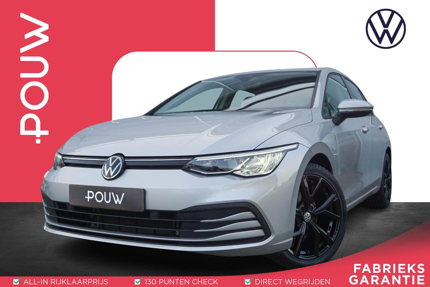 Volkswagen Golf - 1.0 TSI 110pk Life | 18" Velgen | Navigatie | All Season Banden - AutoWereld.nl