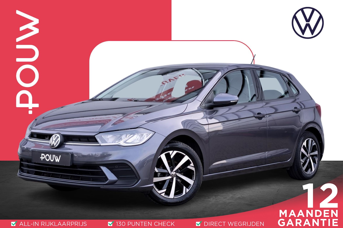 Volkswagen Polo - 1.0 TSI 95pk DSG Life Business | Navigatie | Stoelverwarming | Cockpit Pro - AutoWereld.nl