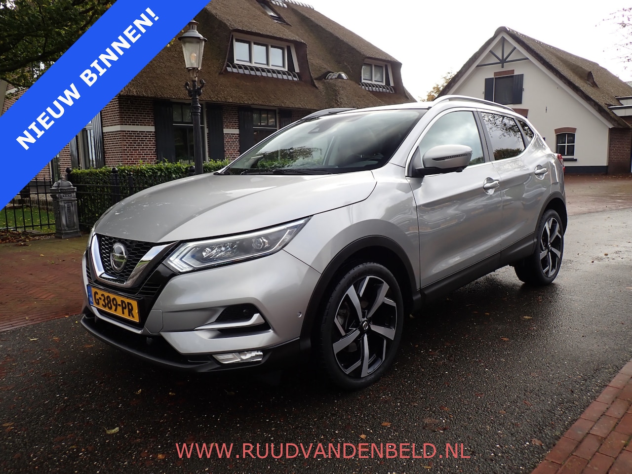 Nissan Qashqai - 1.3 DIG-T TEKNA ACC/KEYLESS/PANODAK/TREKHAAK/360*CAMERA - AutoWereld.nl