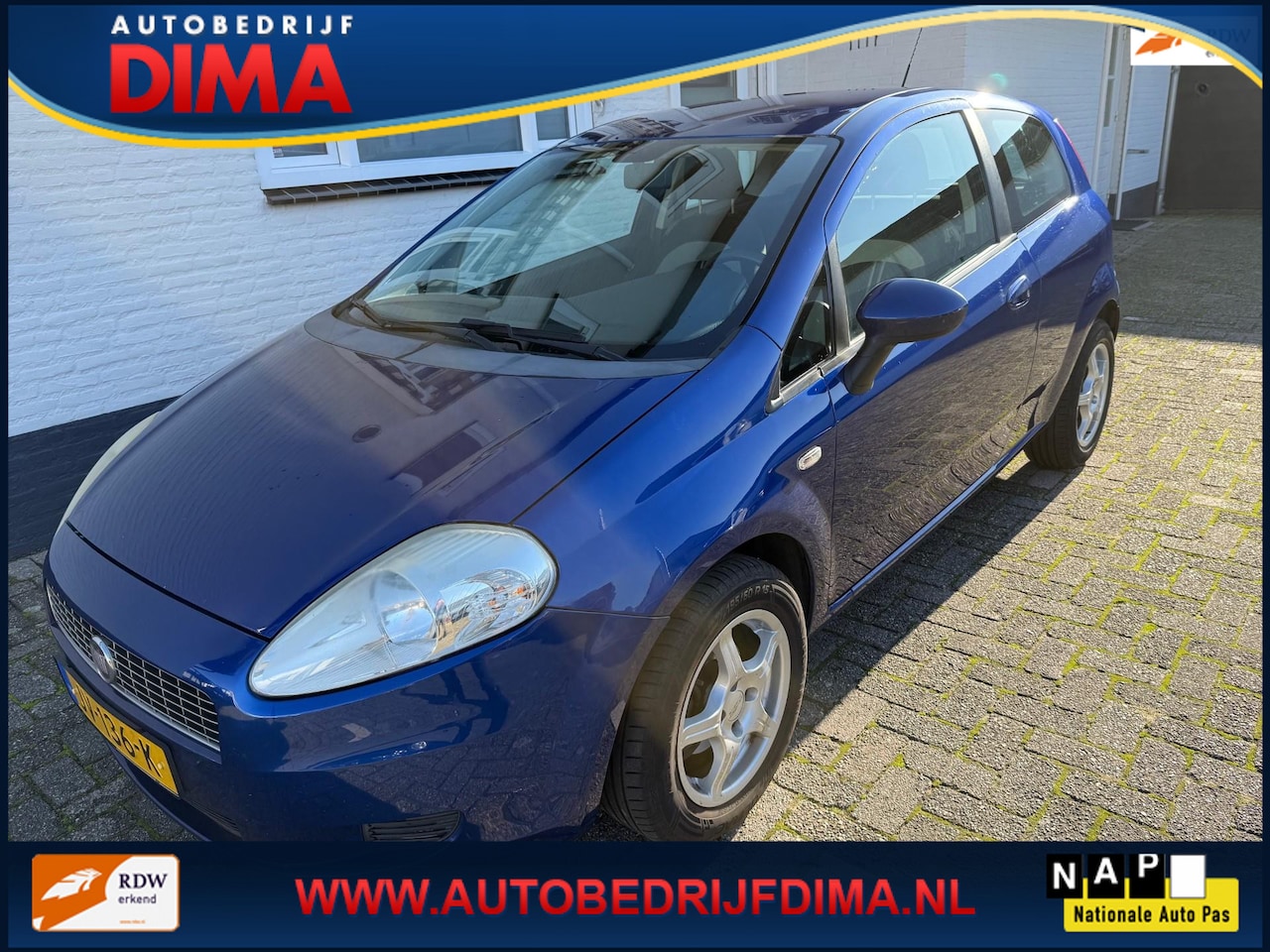Fiat Grande Punto - 1.4 Active/ Airco - AutoWereld.nl
